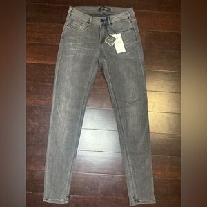 NWT Scotch & Soda La Bohemienne Mid Rise Skinny Jeans, Charcoal wash, 26/30